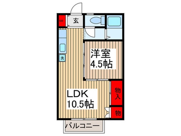 ＹＳハイツ ２の物件間取画像